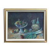 Nature morte aux poireaux