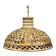 Ceramic chandelier, vintage style, 1960s, production: Denmark