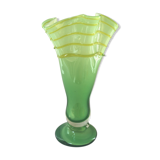 Vase en verre opaline