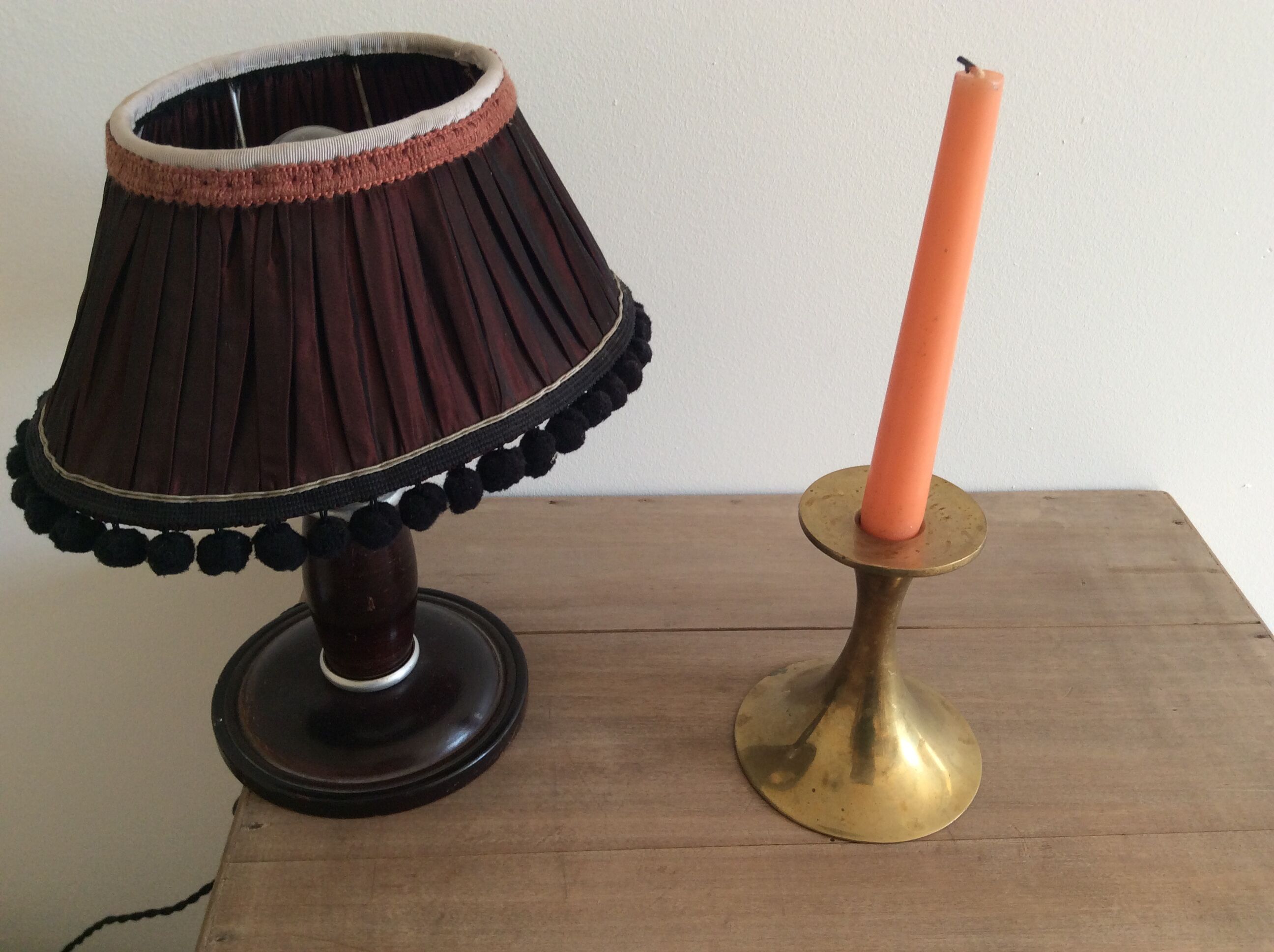 Brass candle holder