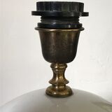 Vintage ceramic and brass lamp