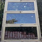 Wooden canopy 3 windows with bellows and abbatant