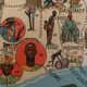 Old poster map of French West Africa - 1931