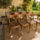 Set of 8 vintage thonet bistro chairs – authentic