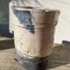 Vase en raku / céramique signée / poterie fait main