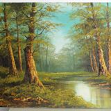 Tableau Phillip Cantrell "forêt du Michigan"