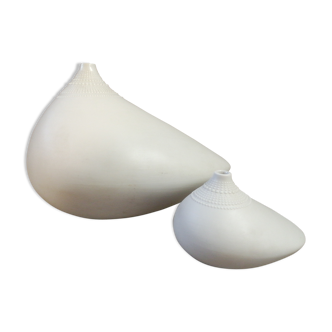 Pair of vintage Pollo vases