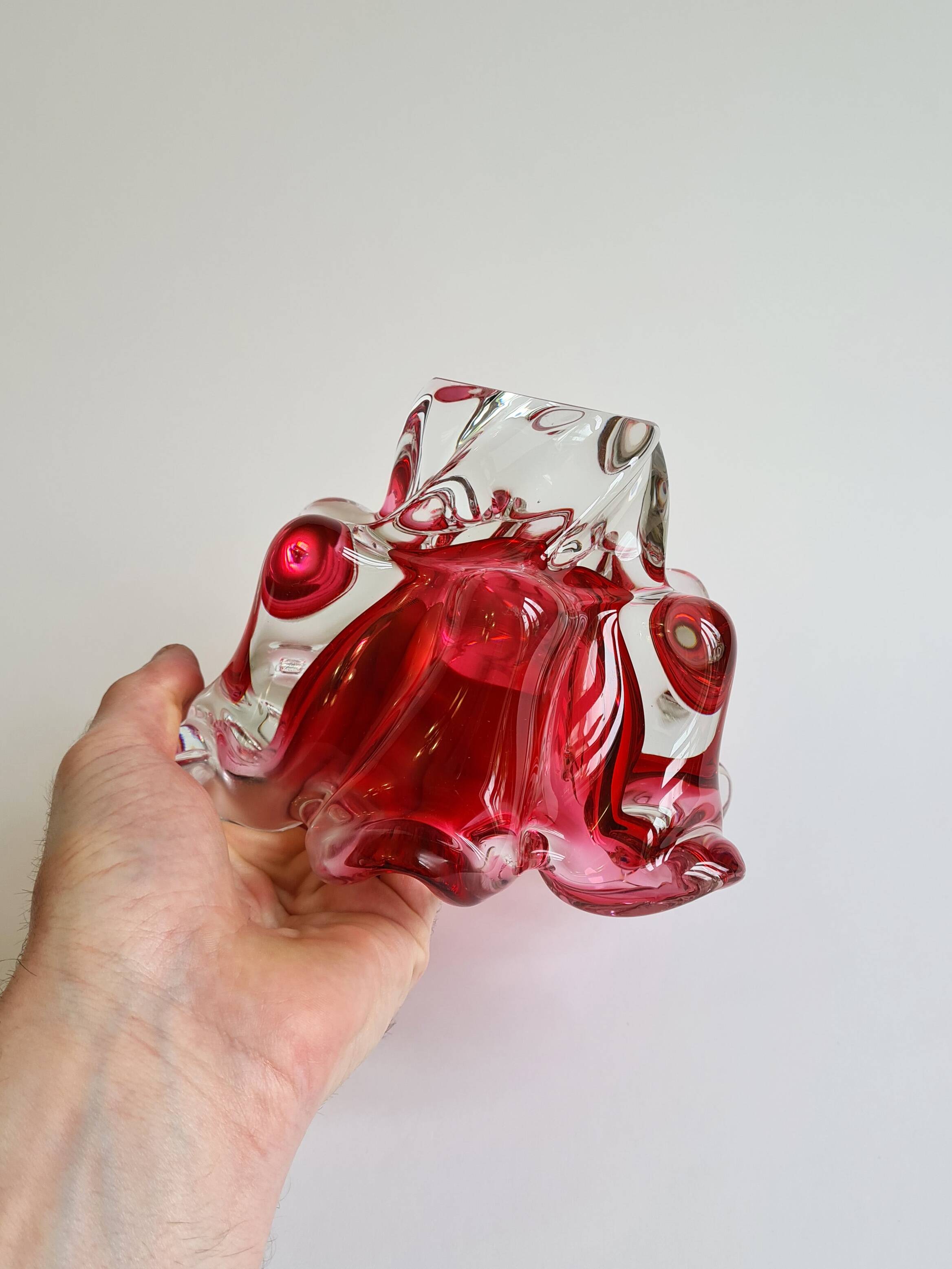 Josef Michal Hospodka Empty Pocket - Czech Blown Glass Murano Style (Year