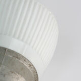 Vintage German Industrial Opaline Sconce