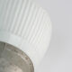 Vintage German Industrial Opaline Sconce