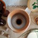 Stoneware bottle with cork - vintage