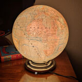Art deco globe with light