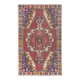 Vintage Turkish handmade rug 143x216 cm