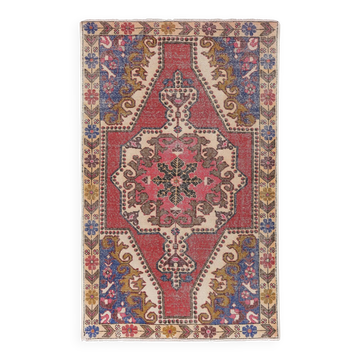 Tapis turc vintage fait main 143x216 cm