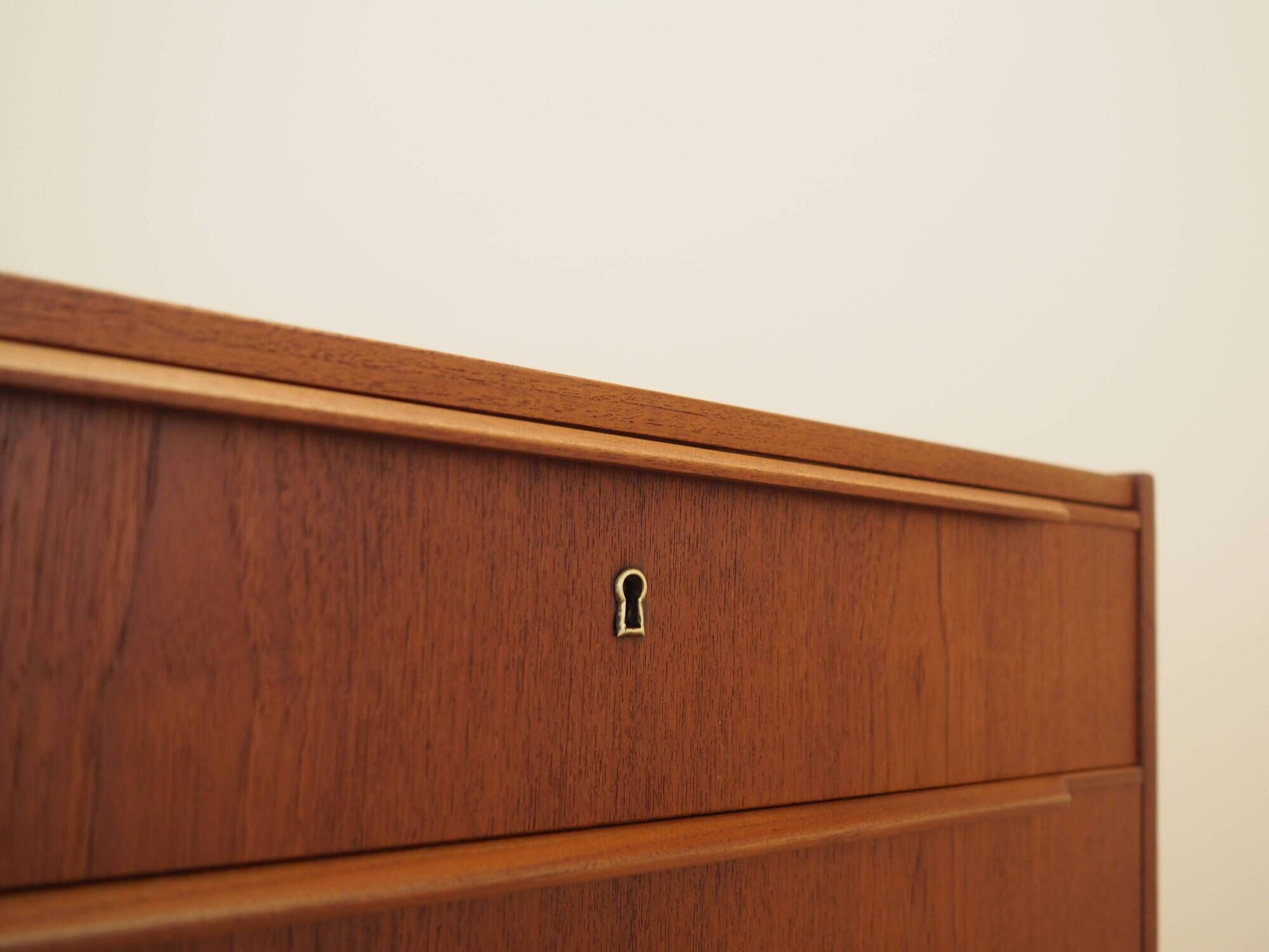 Teak chest of drawers from the 1960s, Denmark