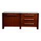 Meuble bas style Scandinave vintage, petit coffre bois
