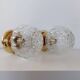 Pair of wall or ceiling lights