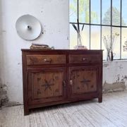 Meuble de rangement confiturier art populaire savoyard 1950
