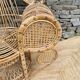 Fauteuil Emmanuel en rotin et osier naturel