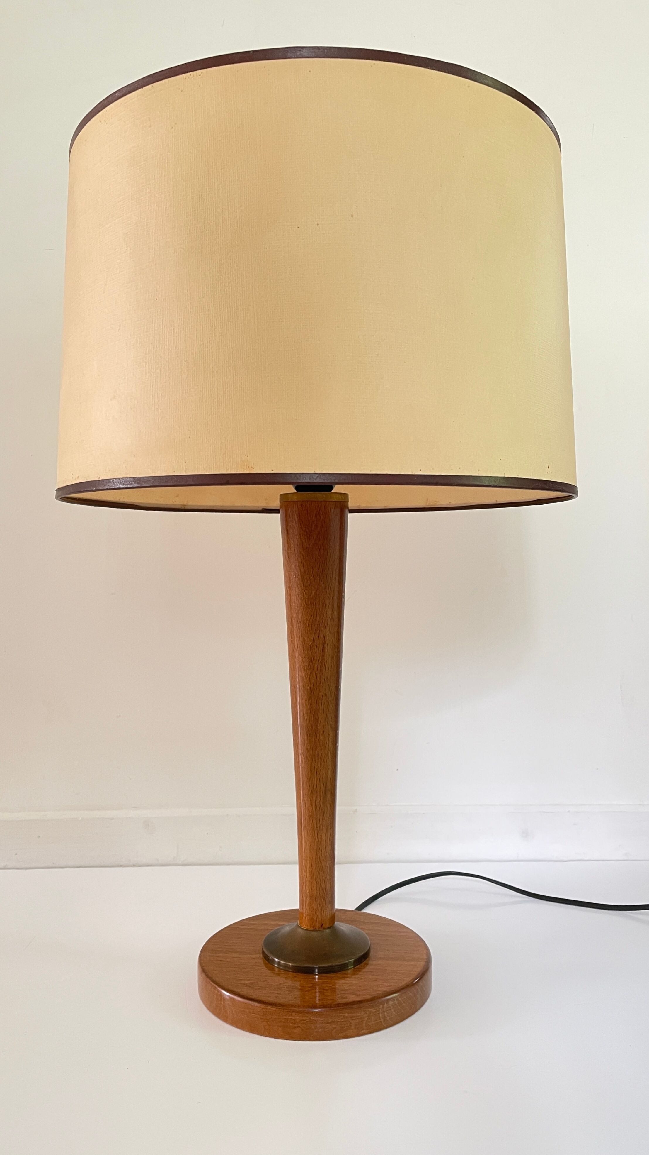 Office lamp by Unilux in wood 1960