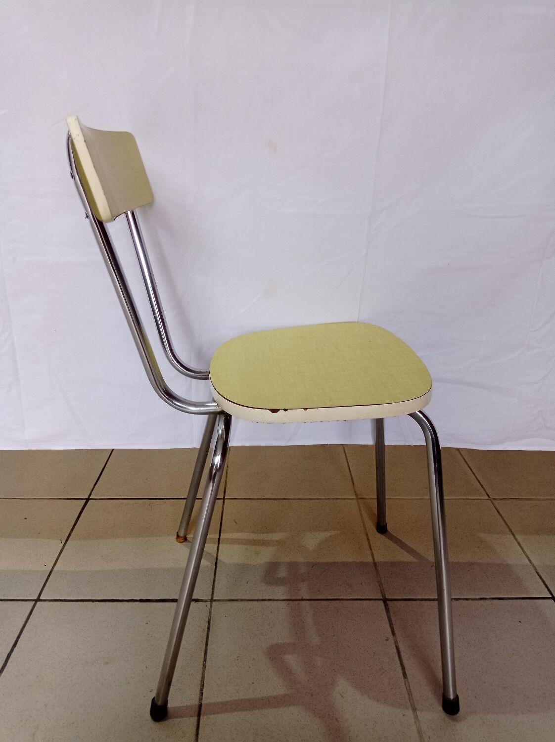 Yellow formica chair
