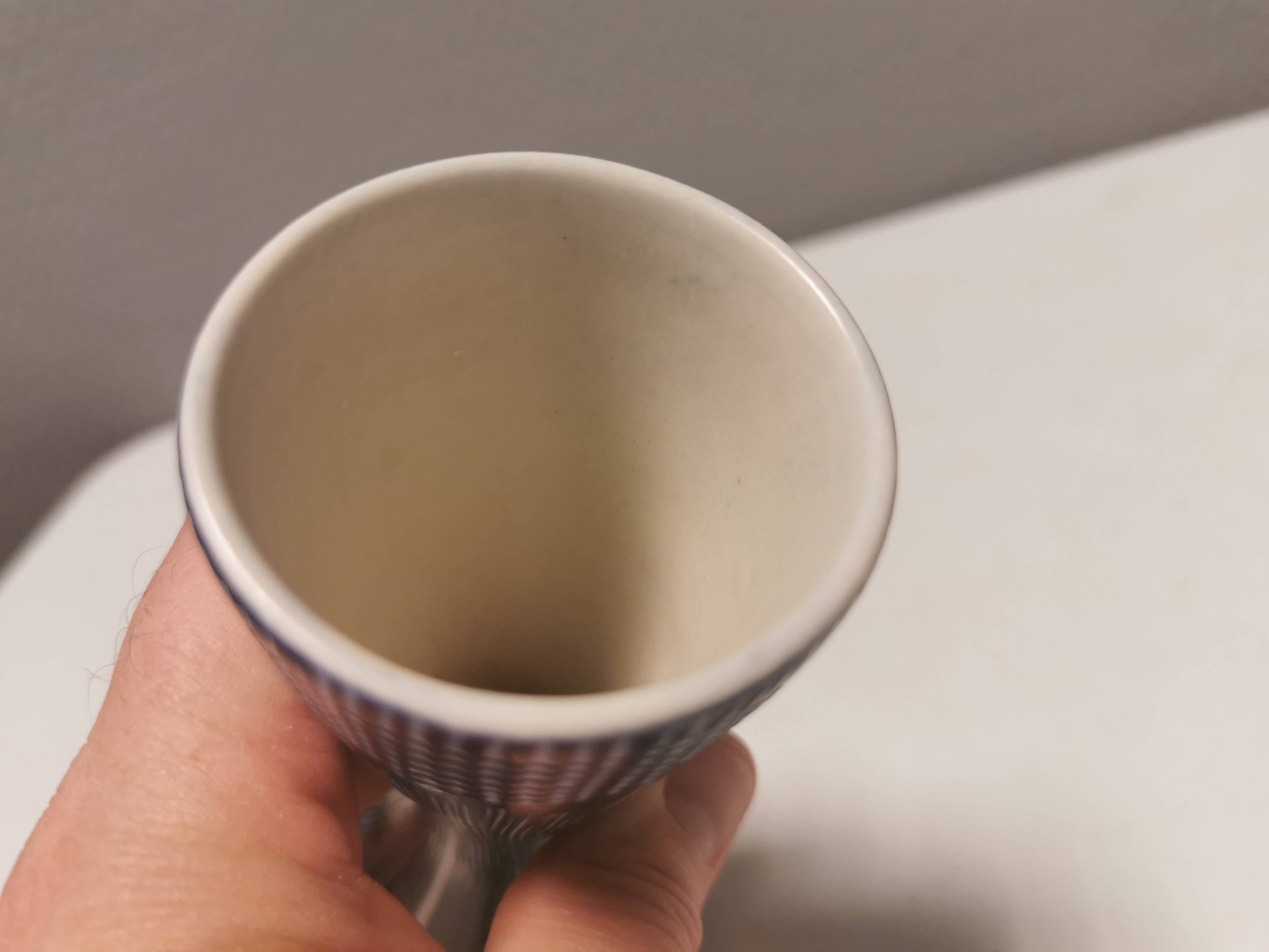 Danish vase from the 1950s. Designed by Aksel Sigvald Nielsen (aksini) signed at the bottom