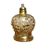 Vintage amber glass tulip walker