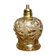 Vintage amber glass tulip walker