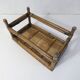 old small bamboo bench vintage step