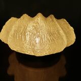 Austrian "ice glass" ceiling lamp by JT Kalmar 1970