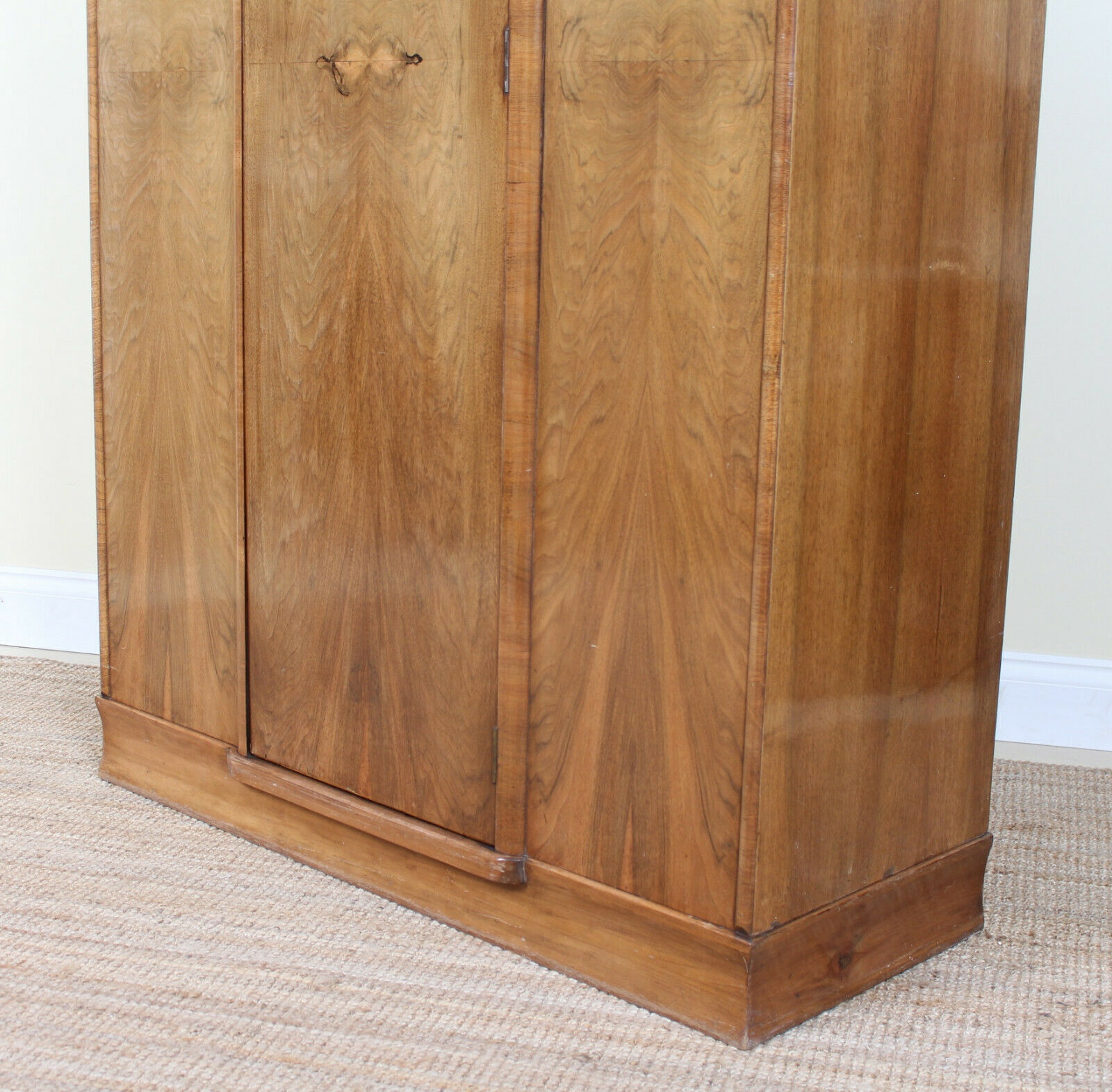 Walnut wardrobe art deco period