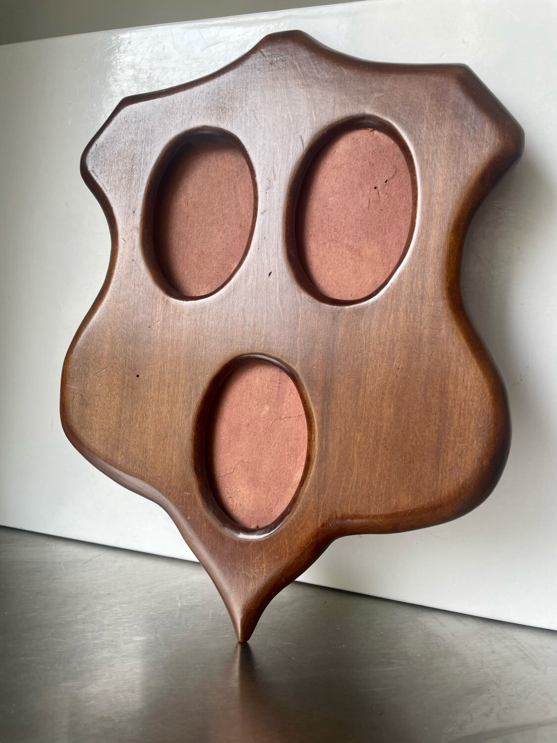 Art nouveau mahogany picture frame