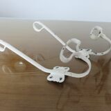 Pair of white metal hooks 30s 40s