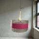 Vintage space age pink chandelier / suspension