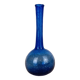 Vase soliflore verre bullé bleu