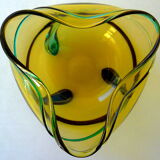 Art-new cut in stretched glass. Around 1900.