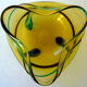 Art-new cut in stretched glass. Around 1900.