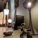 Murano glass, vintage 70s table lamp