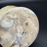 Accolay flower frog in psychedelic glazed ceramic