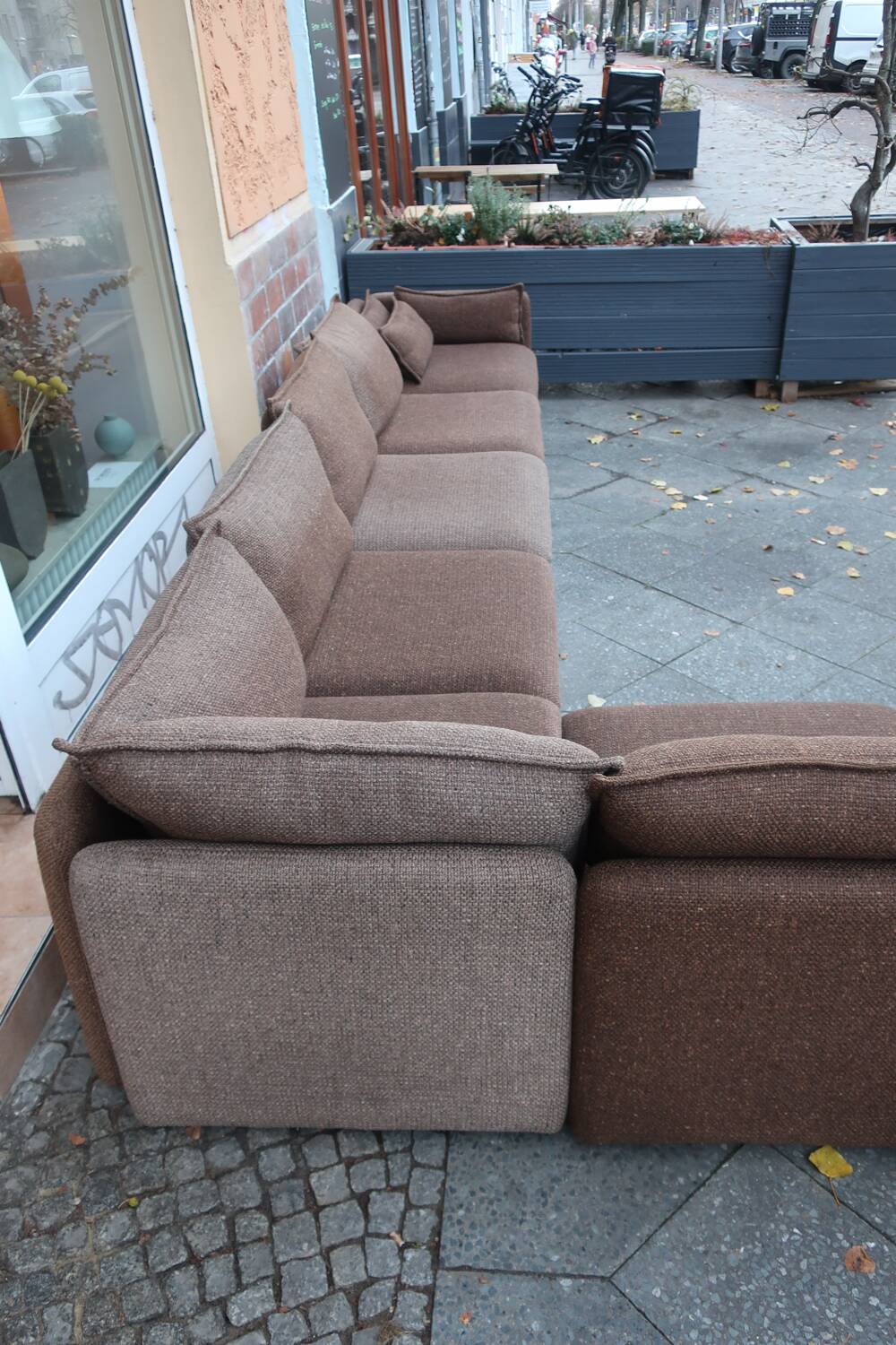 Modular corner sofa from the 70s space age easy chairs