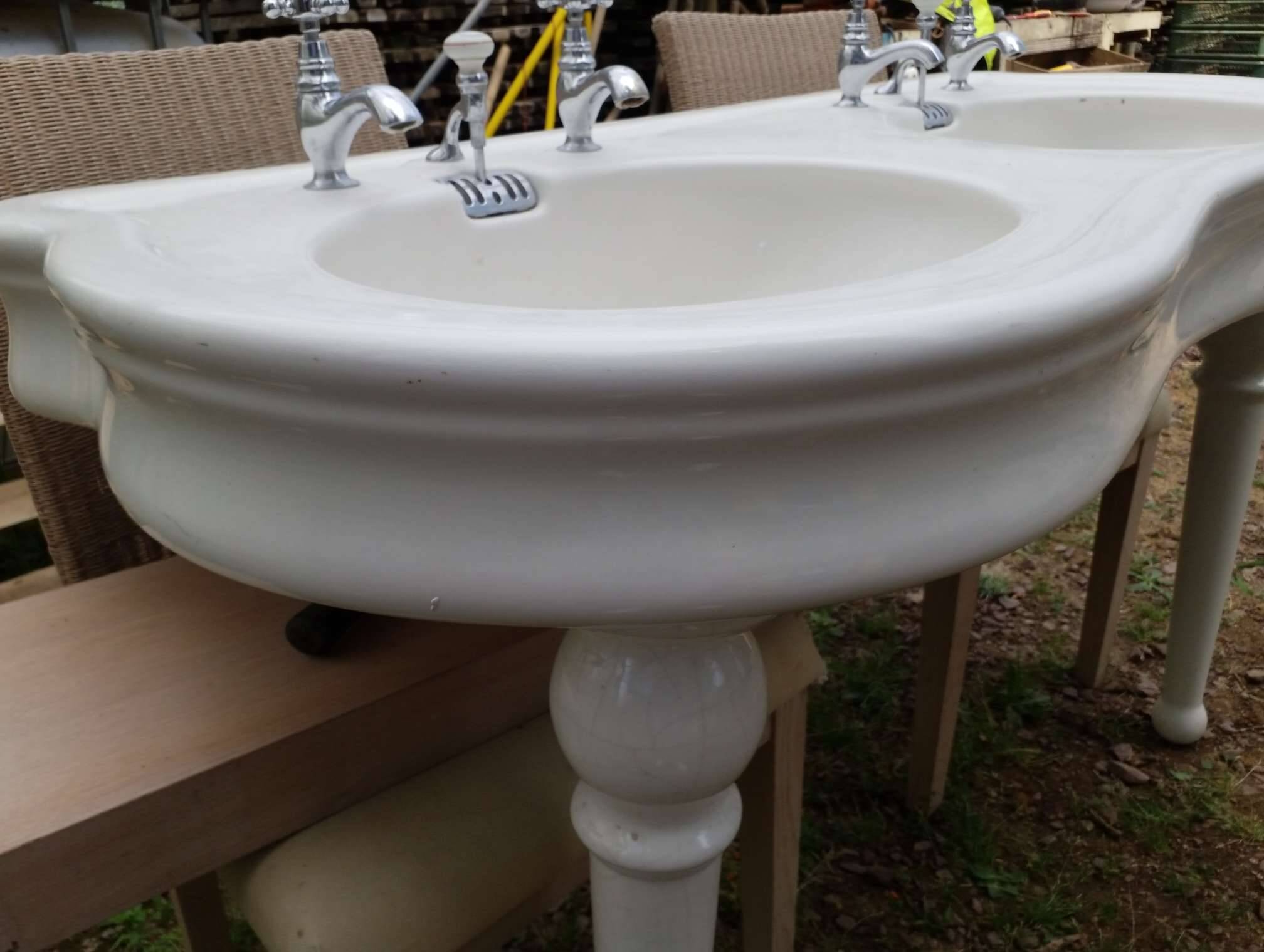 Old washbasins