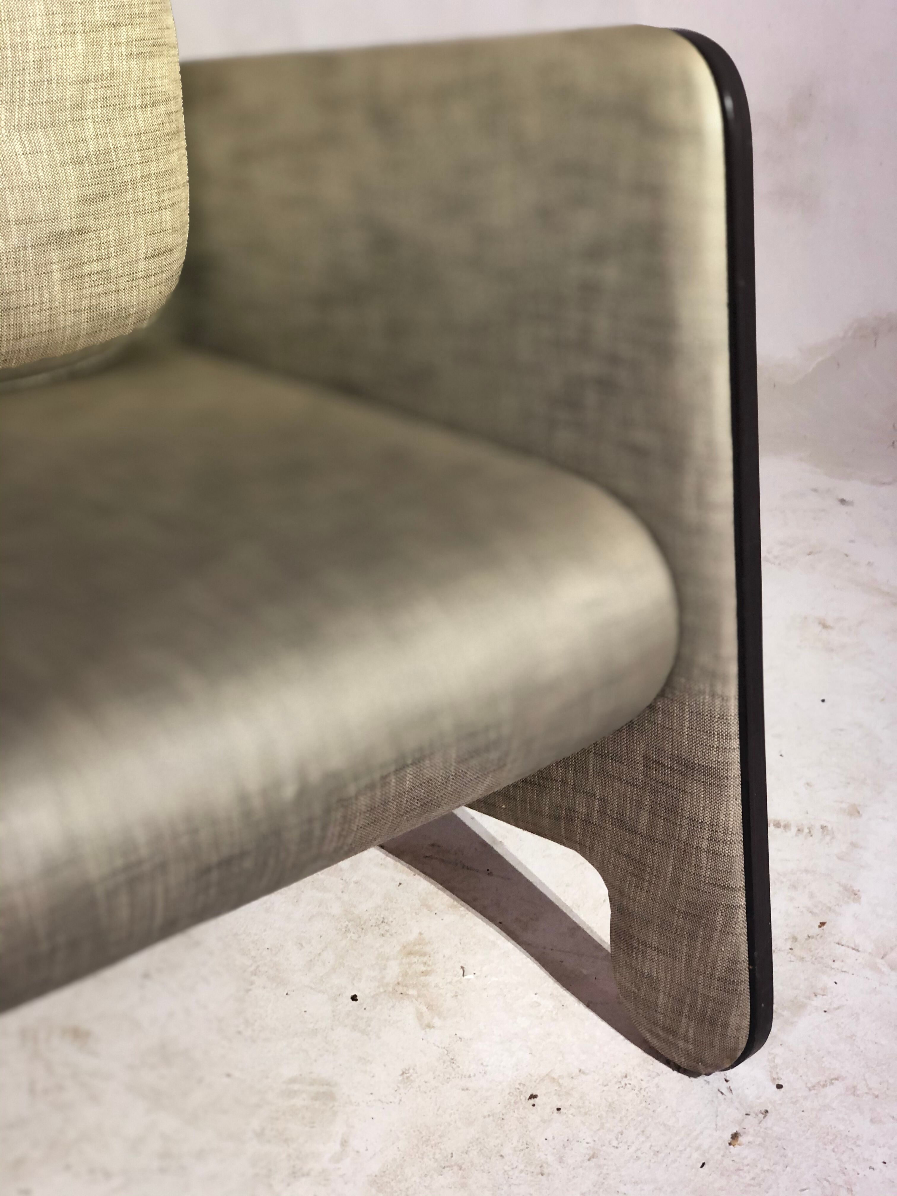 Post 2000 fabric armchair SOCCA edition