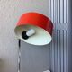 Lampe de bureau métal laqué rouge, Italie 50'