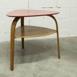 "Bowwood" tripod coffee table designed by Hugues Steiner and manufactured by Baumann in the 1960s