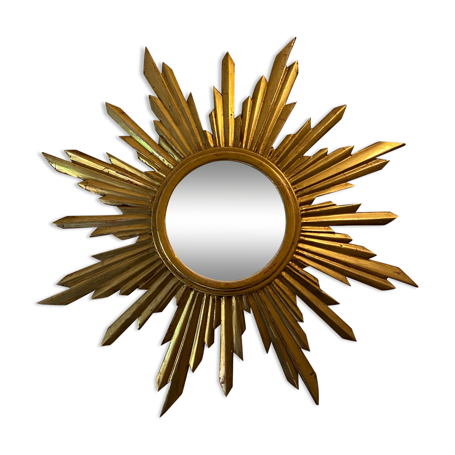 Genuine antique sun mirror