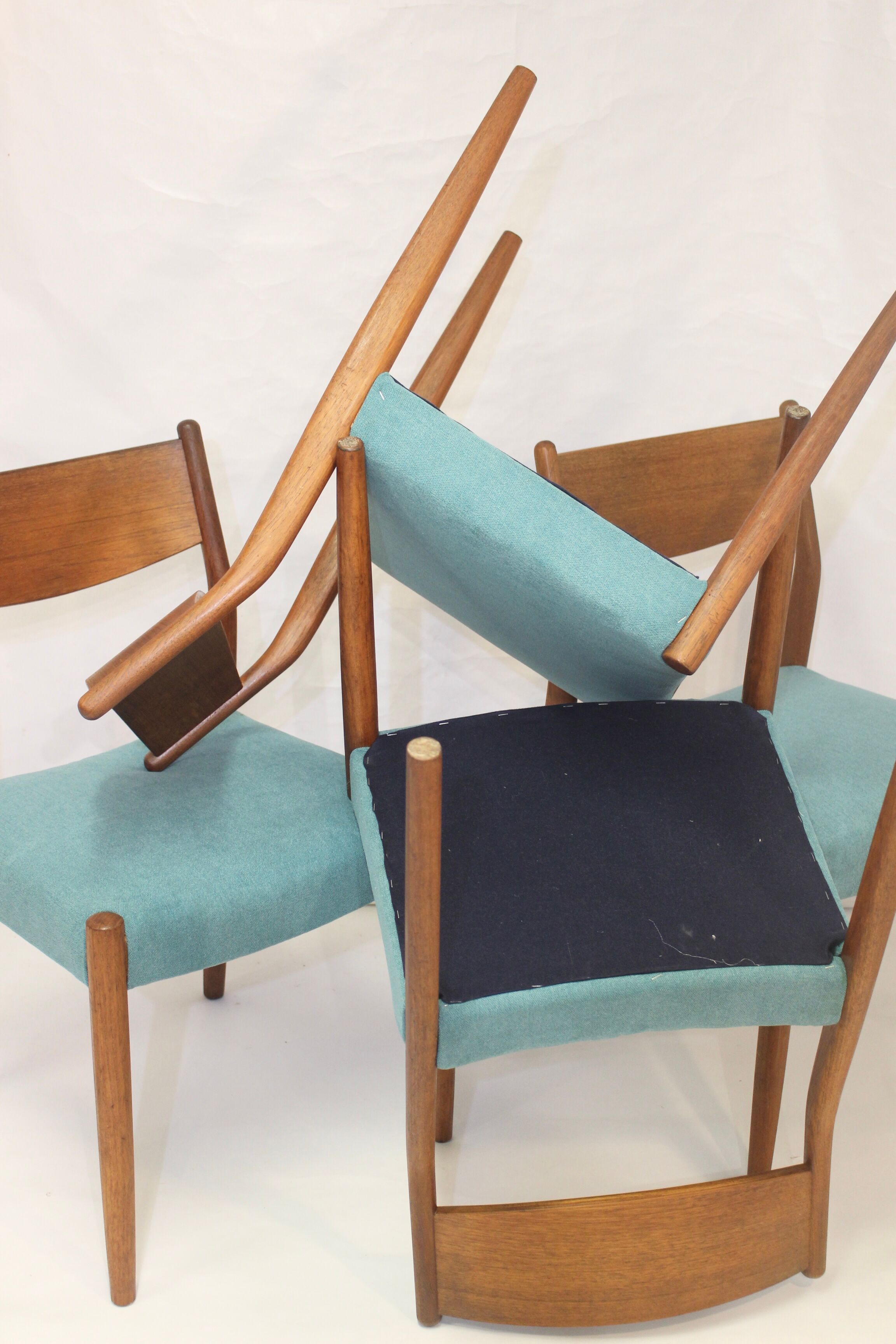 Set de 4 chaises en teck  Cees Braakman pour Pastoe 1960
