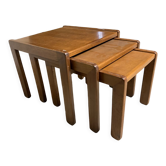 Série de 3 tables gigognes style scandinave