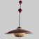 Suspension extensible en métal et opaline, Danemark, 1960.