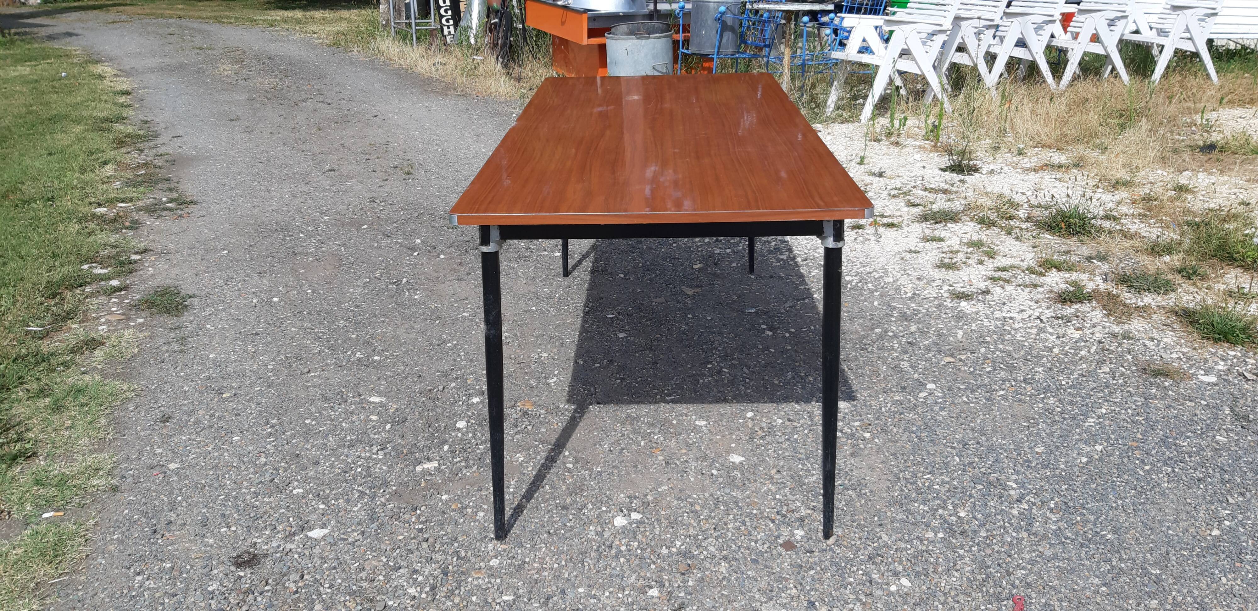 Vintage table mullca iron formica