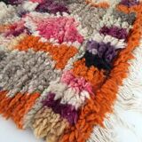 Moroccan Berber carpet Boujaad with colorful patterns 145x98cm